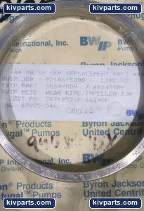 Byron Jac SRZ1852-P Impeller Wear Ring for SJA Pump – actual item, photo 2 of 2