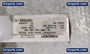 Ashcroft 25-1009-SWL-02L-60# Gauge – actual item, photo 2 of 5