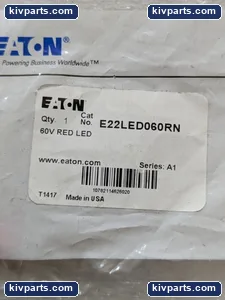 Eaton E22LED060RN Bulb Series A1 Pilot Light – actual item, photo 4 of 8