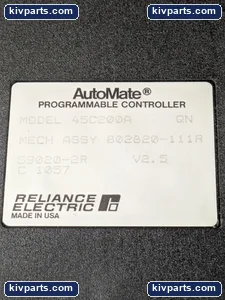 Reliance Electric 45C200A Local I/O Processor Module PLC – actual item, photo 2 of 6
