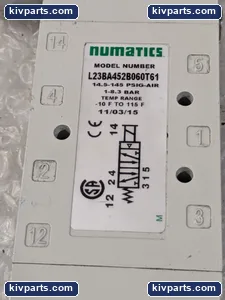 Numatics L23BA452B060T61 14.5-145 PSIG Air – actual item, photo 3 of 5