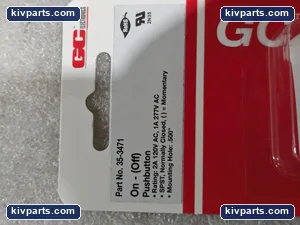 GC Electronics 35-3471 Pushbutton Switch – actual item, photo 4 of 7