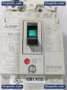 Mitsubishi NF50-SVFU315 Circuit Breaker – actual item, photo 2 of 5