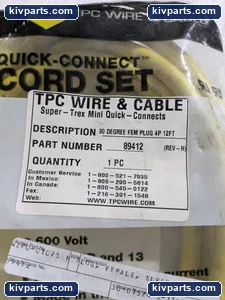 TPC 89412 Wire Cord – actual item, photo 2 of 5