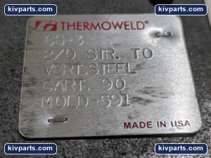 Thermoweld M-591 CS-3 Exothermic Weld Mold Cable – actual item, photo 3 of 6