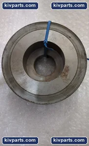Steel Timing Belt Pulley Double Flanged Pilot Bore Stepped Hub Trapezoidal Tooth – actual item, photo 3 of 4