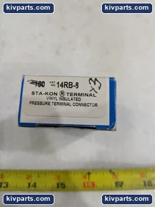 Thomas & Betts 14RB-8 Vinyl Insulated Ring Terminal – actual item, photo 3 of 4