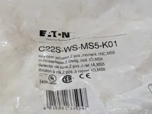 Eaton C22S-WS-MS5-K01 Selector Switch Push Button