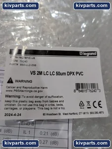 Legrand 850-LL2-006 Fiber Optic Patch Cord – actual item, photo 5 of 7