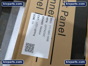 22FP4235C Metalux 2x2 LED Flat Panel Light – actual item, photo 2 of 4