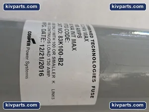 Eaton 83K100-B2 Current Limiting Backup Fuse – actual item, photo 7 of 16