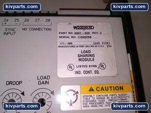 Woodward 9907-026 Generator Governor Control – actual item, photo 2 of 3
