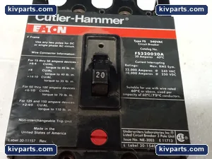 Cutler-Hammer FS320020A Circuit Breaker – actual item, photo 3 of 7