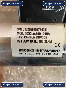 Brooks 5853IAAB1D1D4BA Mass Flow Controller – actual item, photo 2 of 5