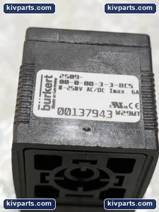 Burkert 137943 2509 Solenoid Valve Cable Plug – actual item, photo 5 of 6
