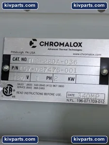 Chromalox TLS-220A-036 Immersion Heater – actual item, photo 2 of 5