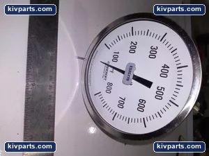 Ashcroft E535770 K/18 100-800 Temperature Gauge – actual item, photo 3 of 4