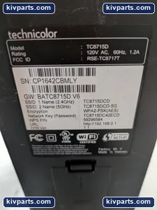 Technicolor TC8715D AC Foxconn 620.04475.005 – actual item, photo 6 of 11