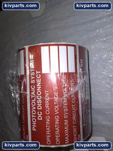 Hellermann Tyton 596-00241 Roll 50 Labels – actual item, photo 3 of 4