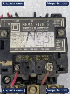 Square D 8536 SB0-2 Motor Starter – actual item, photo 2 of 8
