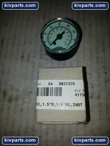 Numatics H2S27R09B3 Pressure Gauge – actual item, photo 2 of 2