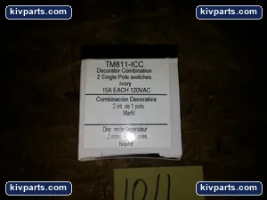 Legrand TM811-ICC Seymour 2-in-1 Combo Switch – actual item, photo 2 of 4