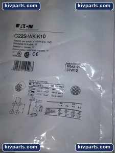 Eaton C22S-WK-K10 Selector Switch – actual item, photo 2 of 6
