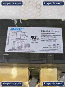 Howard S0400-81C-212 Sodium Ballast Kit Capacitor – actual item, photo 2 of 8