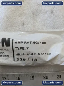Eaton A51100 Kearney Fitall Type Fuse – actual item, photo 3 of 4