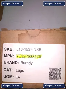 Burndy YE32P63X126 Lug – actual item, photo 4 of 5
