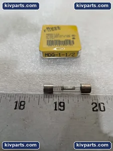 Bussmann MDQ-1-1/2 Time Delay Midget Fuse – actual item, photo 3 of 9