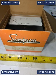 Simpson Instruments Amp Meter Panel – actual item, photo 3 of 4