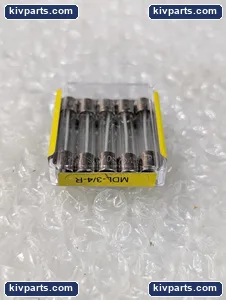 Bussmann MDL-3/4-R Time Delay Glass Fuse – actual item, photo 3 of 5