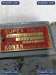 MVW13-08-20A-P Konan Supex Valve – actual item, photo 2 of 4