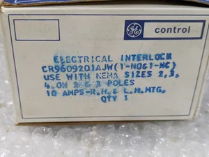 General Electric CR9609201AJW Interlock