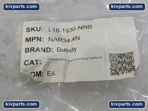 Burndy NAR34-4N Bronze Grounding Connector – actual item, photo 2 of 4