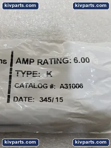 Eaton A31006 Cooper Type Amp 6.00 Fuse – actual item, photo 3 of 7