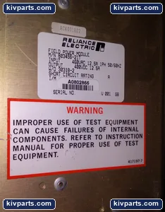 Reliance Electric 803456-21T Field Power Module – actual item, photo 4 of 5