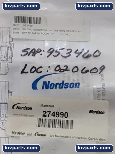 Nordson 274990 Degree Adhesive Filter Fitting – actual item, photo 4 of 6