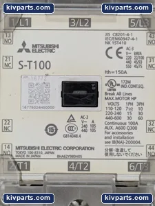 Mitsubishi S-T100 Magnetic Contactor – actual item, photo 2 of 12