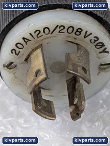 Hubbell HBL2441 Twist-Lock Male Plug – actual item, photo 3 of 5