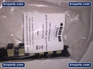 Black Box FOAP-SC-B-6F Fiber Adapter Panel – actual item, photo 2 of 3