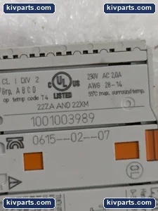 WAGO 1001003989 Terminal Block – actual item, photo 5 of 6