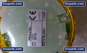 Patlite LU7-E -Y Amber LED Signal Tower Module – actual item, photo 4 of 4