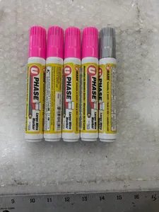 U-mark Permanent Wire Marker Pink Cable