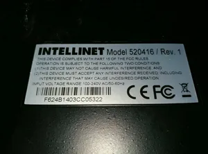 Intellinet 520416 Ethernet Rackmount Switch