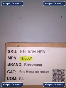 Bussmann 1B0031 Fuse Holder – actual item, photo 3 of 4