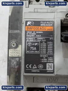 Fuji Electric BW100EAGU-3P075 Auto Breaker – actual item, photo 3 of 8