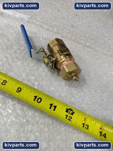 Dahl Ball Valve 100 WOG Lever Handle – actual item, photo 5 of 6