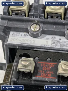 Allen-Bradley 500-BOD93 NEMA Size 1 AC Contactor – actual item, photo 2 of 6